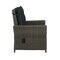 Alaterre Furniture Asti All-Weather Wicker Outdoor Recliner with Cushion and 15" Ottoman with Cushion AWWF03FF - alternate 4